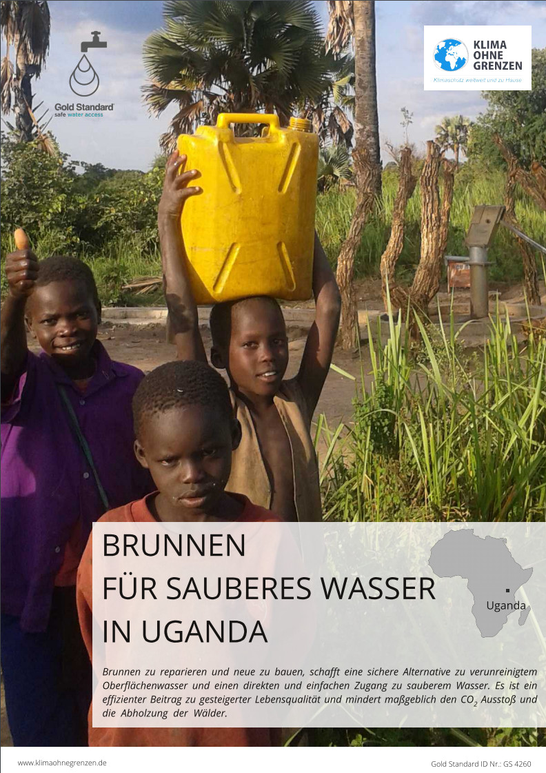 Klima Ohne Grenzen Gold Standard Für sauberes Wasser in Uganda - Breckle Weida