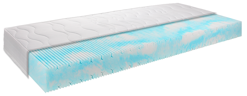 Weida Germany 15th Aug 2019 Two Employees Close The Cover Of A Foam Mattress At Breckle